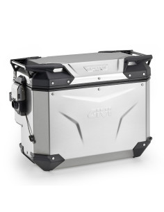 Valise latérale moto 40 L Givi OBKEVS40AR Trekker Outback EVO droite - Aluminium naturel