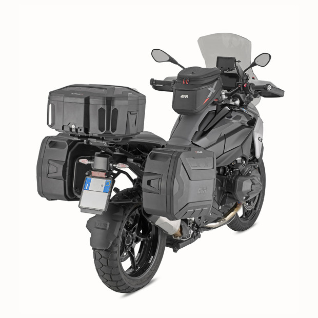 Top case - Valise latérale extensible Givi Monokey  XSPACE XP01PBA  27 à 36 Litres - Noir
