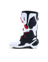 Bottes cross Alpinestars Tech 10 - Blanc Noir Rouge Vif