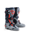 Bottes cross Alpinestars Tech 10 Enduro - Gris Rouge Fluo