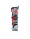 Bottes cross Alpinestars Tech 10 Enduro - Gris Rouge Fluo