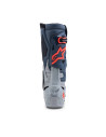 Bottes cross Alpinestars Tech 10 Enduro - Gris Rouge Fluo