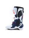 Bottes cross Alpinestars Tech 10 Supervented - Bleu Blanc Fuchsia