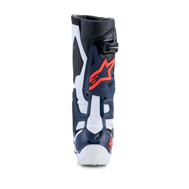 Bottes cross Alpinestars Tech 10 Supervented - Bleu Blanc Fuchsia