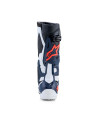 Bottes cross Alpinestars Tech 10 Supervented - Bleu Blanc Fuchsia