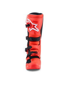 Bottes cross Alpinestars Tech 7 Enduro - Rouge Fluo Noir 2