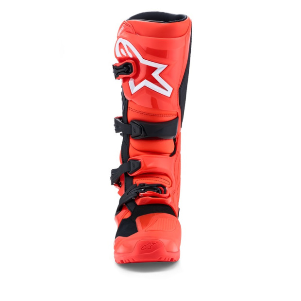 Bottes cross Alpinestars Tech 7 Enduro - Rouge Fluo Noir
