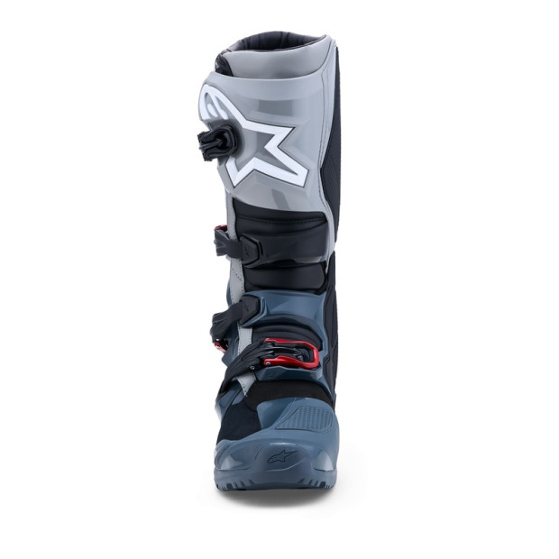 Bottes cross Alpinestars Tech 7 Enduro Drystar - Gris Rouge Vif