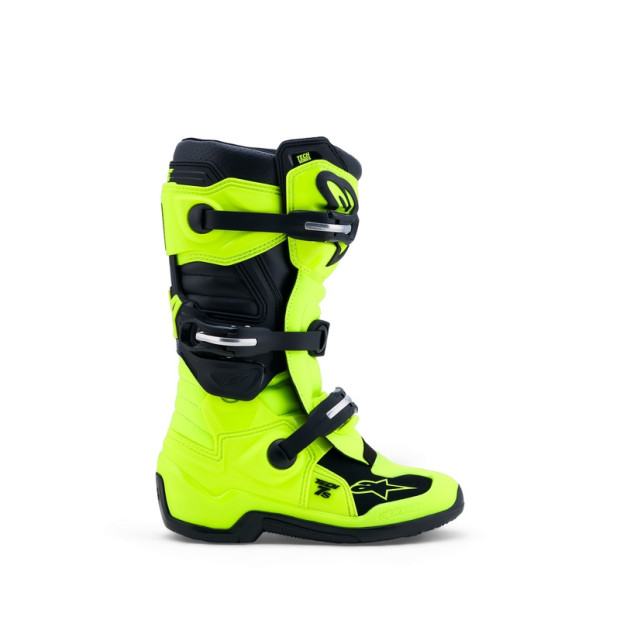 Bottes cross enfant Alpinestars Tech 7S - Jaune Fluo Noir