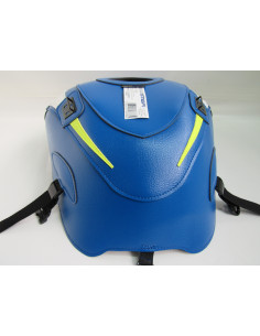 Tapis de reservoir Bagster Bleu - Blanc - Jaune Fluo SUZUKI GSX R 1000 2015 2