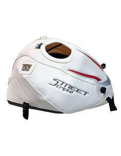 Tapis de reservoir Bagster Blanc - Gris - Rouge TRIUMPH STREET TRIPLE 660-675-765 R 2013-2022