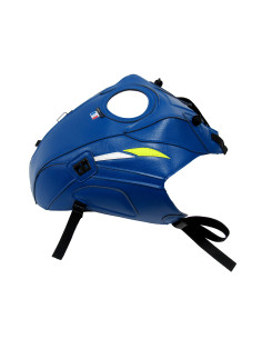 Tapis de reservoir Bagster Bleu - Jaune Fluo - Blanc SUZUKI GSX S 750 2017-2019