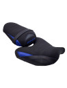 Housse de selle Bagster Noir - Cabone - Bleu YAMAHA MT 07 haute 2025-2026