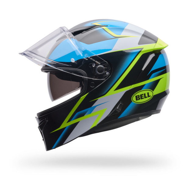 Casque intégral Bell Lithium MIPS Kinetic - Bleu