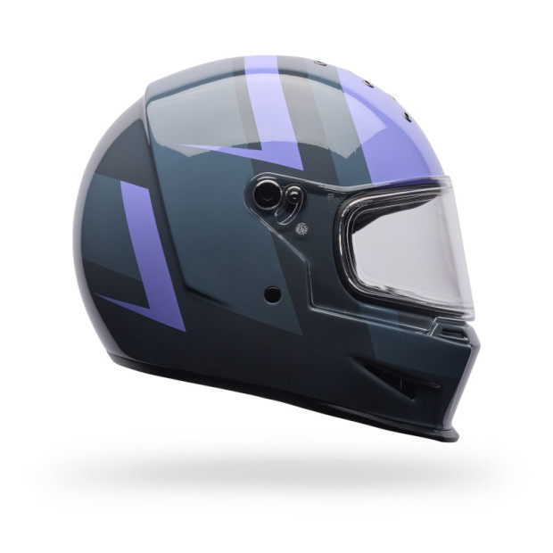 Casque intégral Bell Eliminator Sidetrack Gloss - Gris