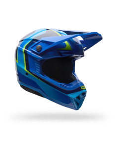 Casque cross Bell Moto-10 MIPS Pulse - Bleu