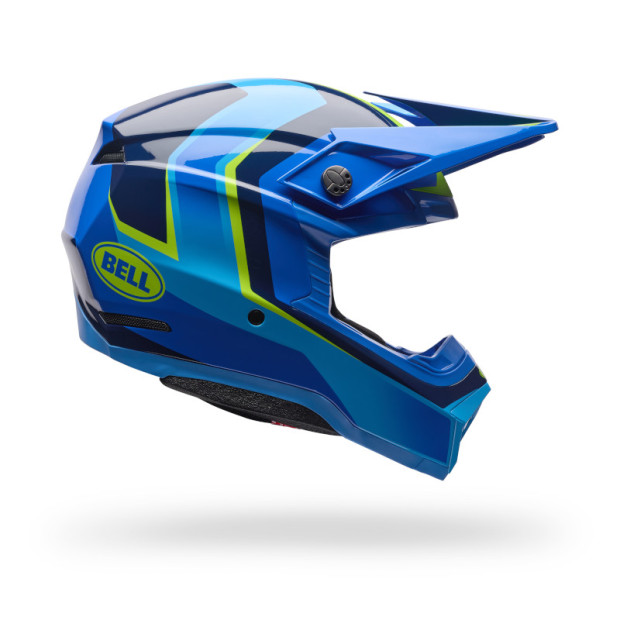 Casque cross Bell Moto-10 MIPS Pulse - Bleu