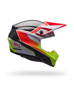 Casque cross Bell Moto-10 MIPS Surge - Rouge fluo 2