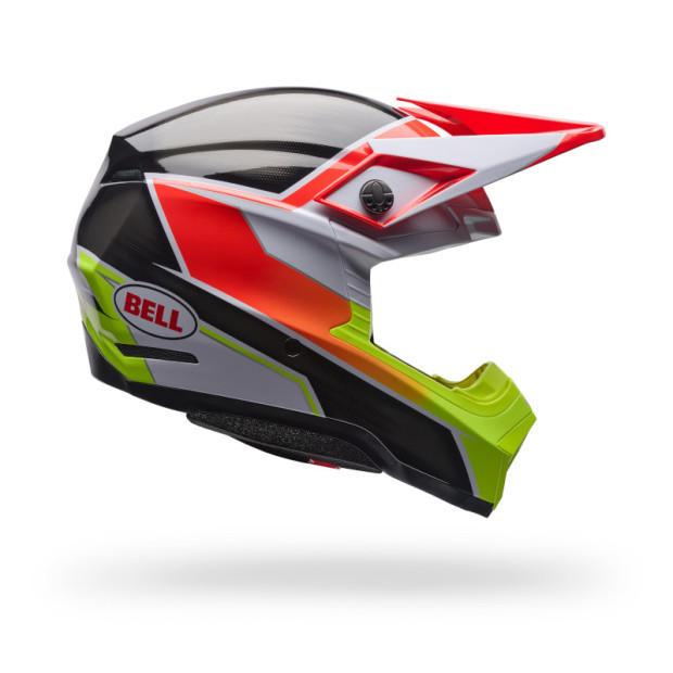 Casque cross Bell Moto-10 MIPS Surge - Rouge fluo