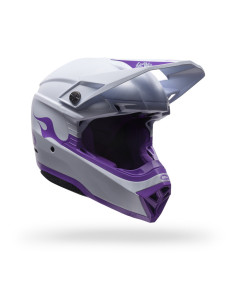Casque cross Bell Moto-10 MIPS Purple Daze SE - Violet Blanc