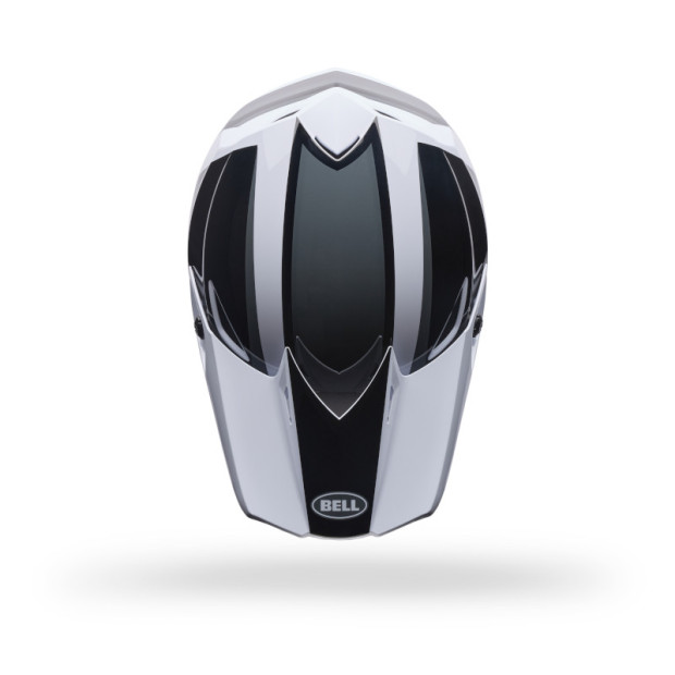 Casque cross Bell MX-10 MIPS Spiral - Noir Blanc