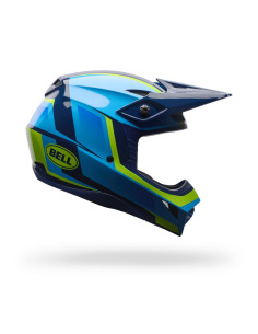 Casque cross Bell MX-10 MIPS Spiral - Bleu 2