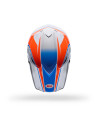 Casque cross Bell MX-10 MIPS Speedway - Blanc Bleu