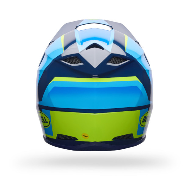 Casque cross Bell MX-10 MIPS Spiral - Bleu