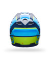 Casque cross Bell MX-10 MIPS Spiral - Bleu
