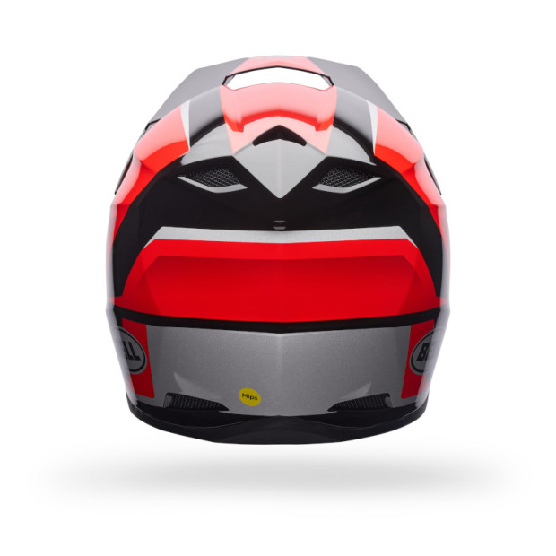 Casque cross Bell MX-10 MIPS Spiral - Noir Rouge