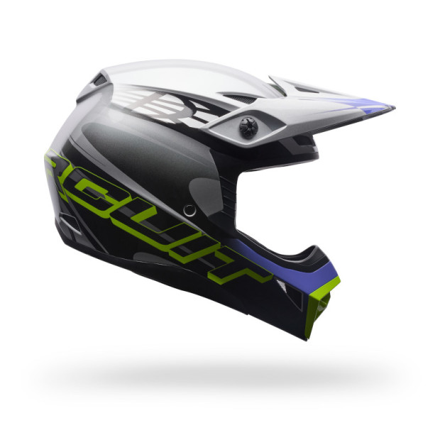 Casque cross Bell MX-10 MIPS Intake - Noir Argent