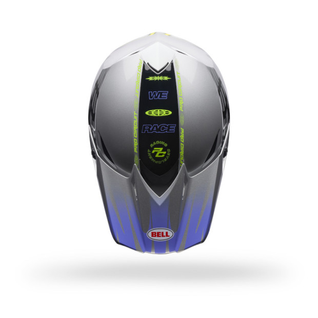 Casque cross Bell MX-10 MIPS Intake - Noir Argent