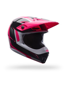 Casque cross enfant Bell MX-10 MIPS Spiral - Rose