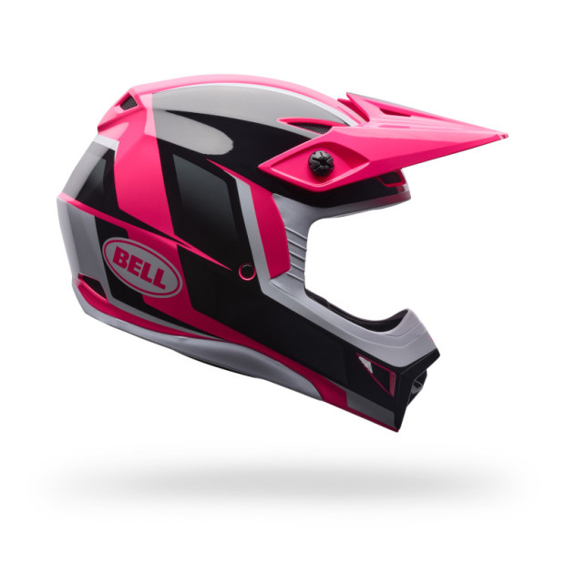 Casque cross enfant Bell MX-10 MIPS Spiral - Rose