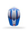 Casque cross enfant Bell MX-10 MIPS Spiral - Blanc Rouge Bleu