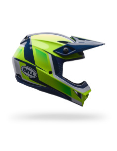 Casque cross enfant Bell MX-10 MIPS Spiral - Jaune fluo 2