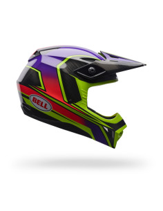Casque cross enfant Bell MX-10 MIPS Speedway - Violet 2
