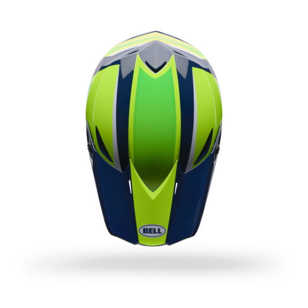 Casque cross enfant Bell MX-10 MIPS Spiral - Jaune fluo