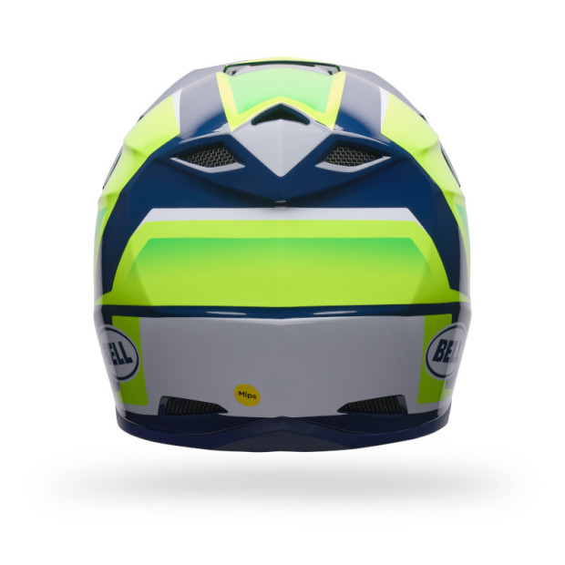 Casque cross enfant Bell MX-10 MIPS Spiral - Jaune fluo