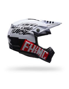 Casque cross Bell Moto-10 MIPS Fasthouse - Blanc Noir 2