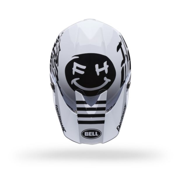 Casque cross Bell Moto-10 MIPS Fasthouse - Blanc Noir