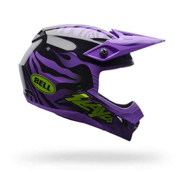 Casque cross enfant Bell MX-10 MIPS Amber - Noir Violet