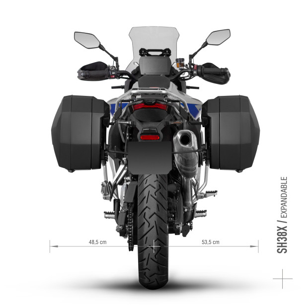 Support valises latérales Shad 3P SYSTEM Voge 900 DSX - Black Knight