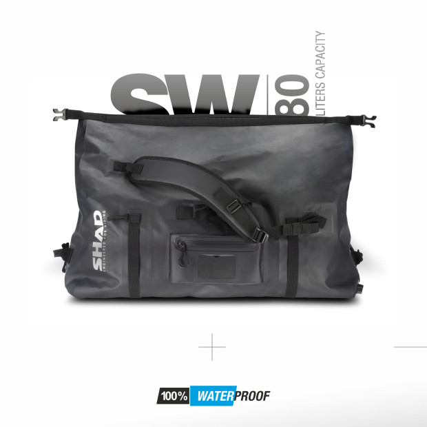Sac arrière étanche Shad SW80 Noir - 80 litres