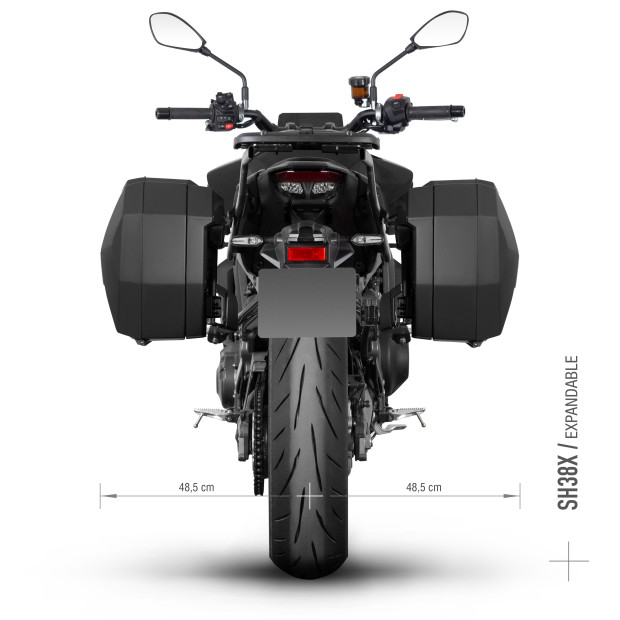 Support valises latérales Shad 3P SYSTEM Yamaha MT09