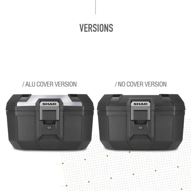 Top case moto Shad TERRA TR46 - Noir