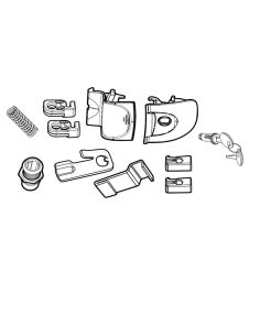 Mécanisme de fermeture Shad pour top case SH39