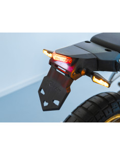 Support de plaque RACETECH Integra complet - Noir - KOVE 800 X 2025-2026 2