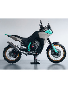 Kit habillage RACETECH Revolution - Gris Bleu Cyan - KOVE 800 X 2025-2026 2