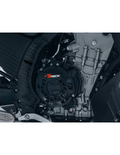 Protections latérales RACETECH pour cadre KOVE 800 X 2025-2026 - Noir 2